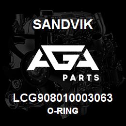 LCG908010003063 Sandvik O-RING | AGA Parts