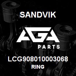LCG908010003068 Sandvik RING | AGA Parts