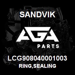 LCG908040001003 Sandvik RING,SEALING | AGA Parts
