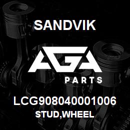 LCG908040001006 Sandvik STUD,WHEEL | AGA Parts