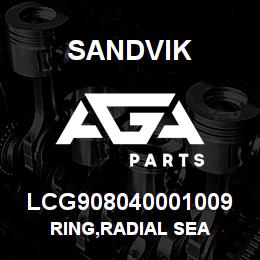 LCG908040001009 Sandvik RING,RADIAL SEA | AGA Parts