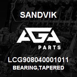 LCG908040001011 Sandvik BEARING,TAPERED | AGA Parts