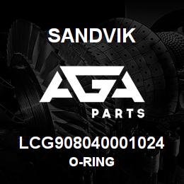 LCG908040001024 Sandvik O-RING | AGA Parts