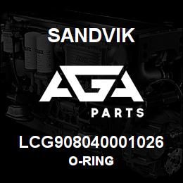 LCG908040001026 Sandvik O-RING | AGA Parts