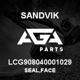 LCG908040001029 Sandvik SEAL,FACE | AGA Parts