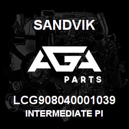 LCG908040001039 Sandvik INTERMEDIATE PI | AGA Parts