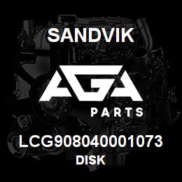 LCG908040001073 Sandvik DISK | AGA Parts