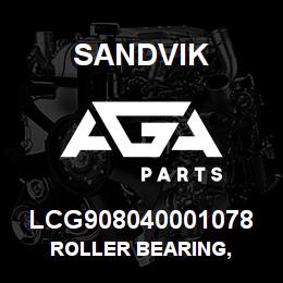 LCG908040001078 Sandvik ROLLER BEARING, | AGA Parts