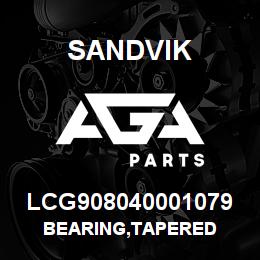 LCG908040001079 Sandvik BEARING,TAPERED | AGA Parts