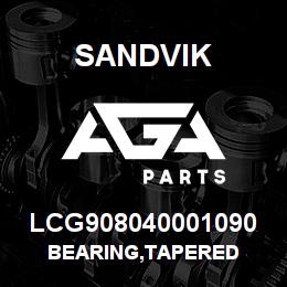 LCG908040001090 Sandvik BEARING,TAPERED | AGA Parts