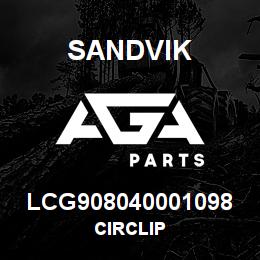 LCG908040001098 Sandvik CIRCLIP | AGA Parts