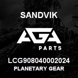 LCG908040002024 Sandvik PLANETARY GEAR | AGA Parts