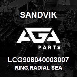 LCG908040003007 Sandvik RING,RADIAL SEA | AGA Parts