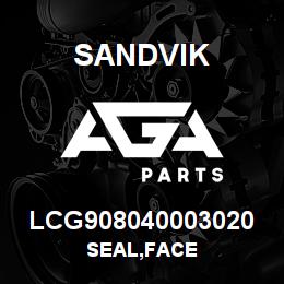 LCG908040003020 Sandvik SEAL,FACE | AGA Parts