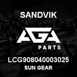 LCG908040003025 Sandvik SUN GEAR | AGA Parts