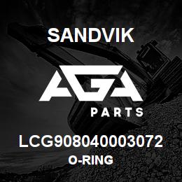 LCG908040003072 Sandvik O-RING | AGA Parts