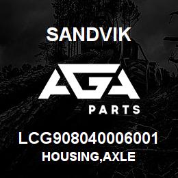 LCG908040006001 Sandvik HOUSING,AXLE | AGA Parts