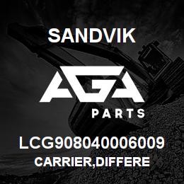 LCG908040006009 Sandvik CARRIER,DIFFERE | AGA Parts