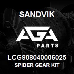 LCG908040006025 Sandvik SPIDER GEAR KIT | AGA Parts