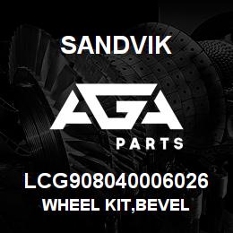 LCG908040006026 Sandvik WHEEL KIT,BEVEL | AGA Parts