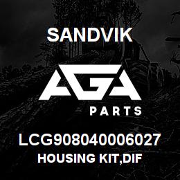 LCG908040006027 Sandvik HOUSING KIT,DIF | AGA Parts