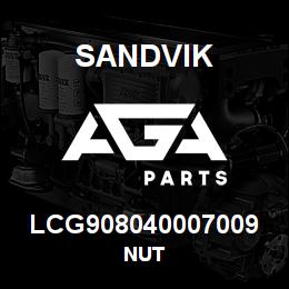 LCG908040007009 Sandvik NUT | AGA Parts