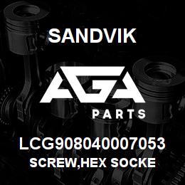 LCG908040007053 Sandvik SCREW,HEX SOCKE | AGA Parts