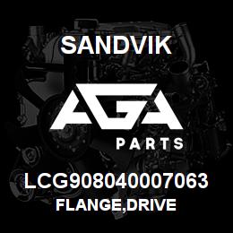 LCG908040007063 Sandvik FLANGE,DRIVE | AGA Parts