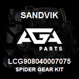 LCG908040007075 Sandvik SPIDER GEAR KIT | AGA Parts