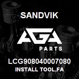 LCG908040007080 Sandvik INSTALL TOOL,FA | AGA Parts