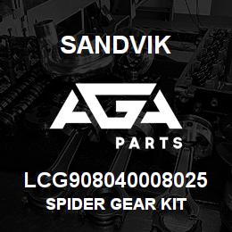 LCG908040008025 Sandvik SPIDER GEAR KIT | AGA Parts