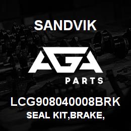 LCG908040008BRK Sandvik SEAL KIT,BRAKE, | AGA Parts