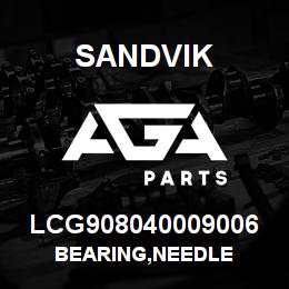 LCG908040009006 Sandvik BEARING,NEEDLE | AGA Parts