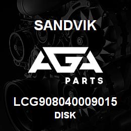 LCG908040009015 Sandvik DISK | AGA Parts