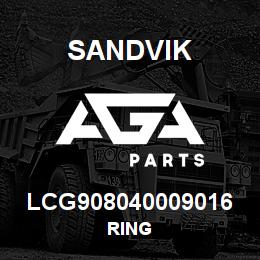 LCG908040009016 Sandvik RING | AGA Parts