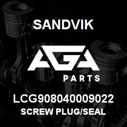 LCG908040009022 Sandvik SCREW PLUG/SEAL | AGA Parts