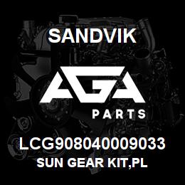 LCG908040009033 Sandvik SUN GEAR KIT,PL | AGA Parts