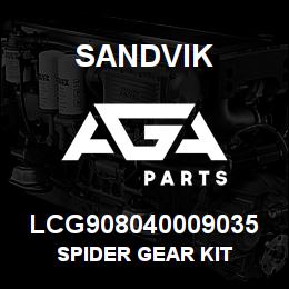 LCG908040009035 Sandvik SPIDER GEAR KIT | AGA Parts