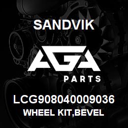 LCG908040009036 Sandvik WHEEL KIT,BEVEL | AGA Parts