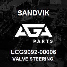 LCG9092-00006 Sandvik VALVE,STEERING, | AGA Parts