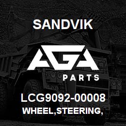 LCG9092-00008 Sandvik WHEEL,STEERING, | AGA Parts