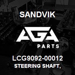 LCG9092-00012 Sandvik STEERING SHAFT, | AGA Parts