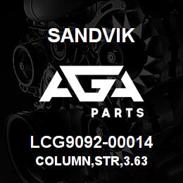 LCG9092-00014 Sandvik COLUMN,STR,3.63 | AGA Parts