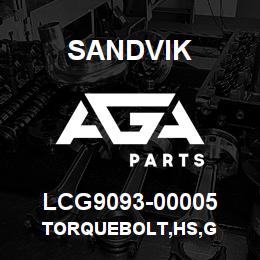 LCG9093-00005 Sandvik TORQUEBOLT,HS,G | AGA Parts