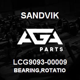 LCG9093-00009 Sandvik BEARING,ROTATIO | AGA Parts
