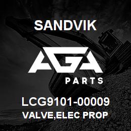 LCG9101-00009 Sandvik VALVE,ELEC PROP | AGA Parts
