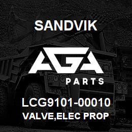 LCG9101-00010 Sandvik VALVE,ELEC PROP | AGA Parts