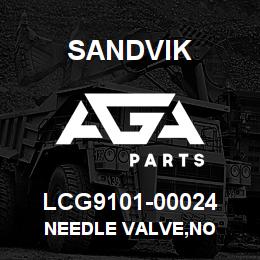 LCG9101-00024 Sandvik NEEDLE VALVE,NO | AGA Parts