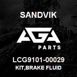 LCG9101-00029 Sandvik KIT,BRAKE FLUID | AGA Parts