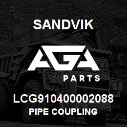 LCG910400002088 Sandvik PIPE COUPLING | AGA Parts